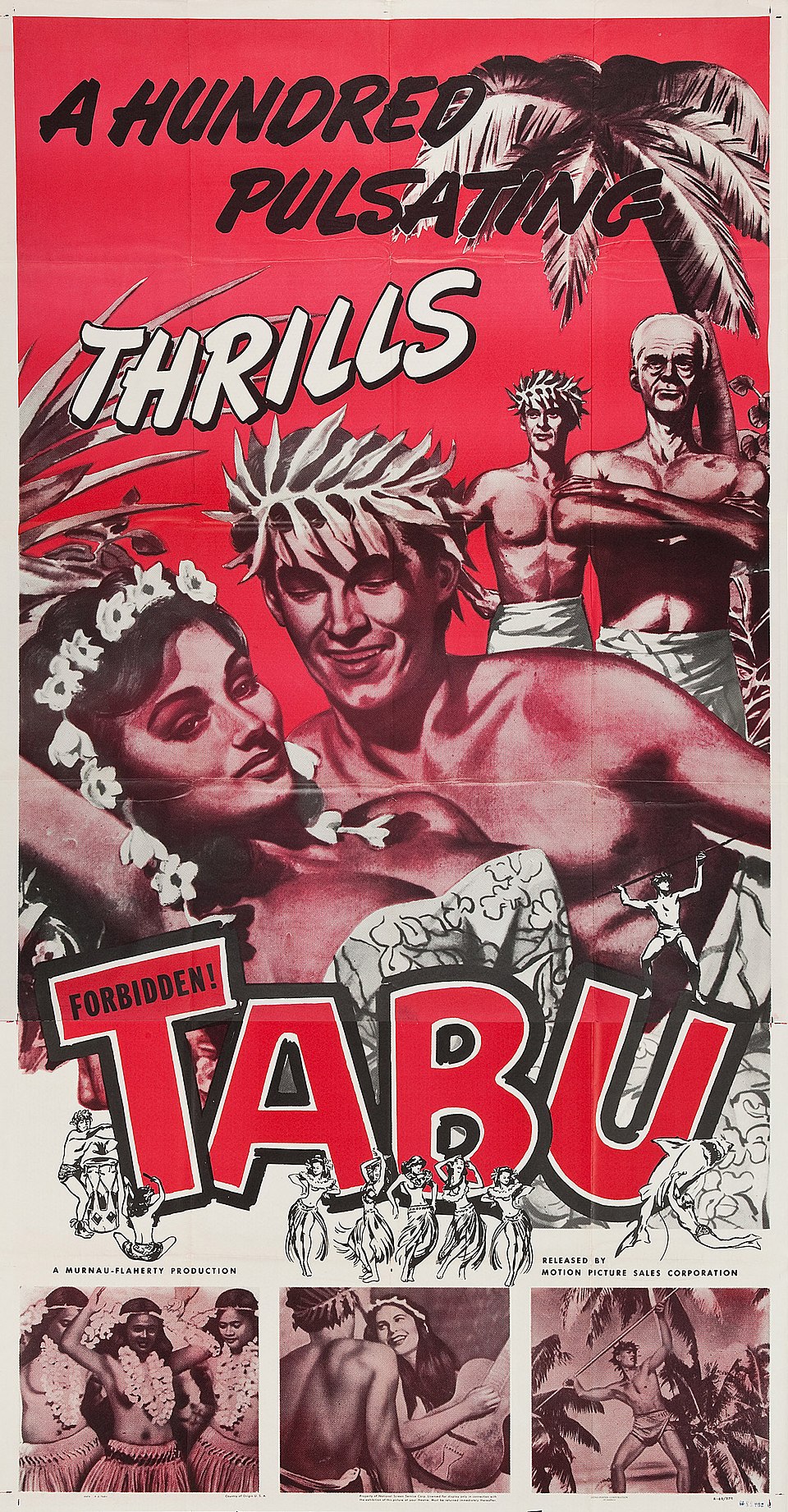 Tabu (1931) poster